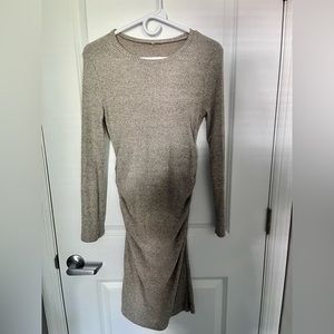 Maternity Knit Midi Dress